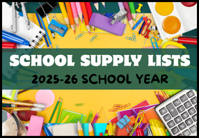  2026sy Supply List